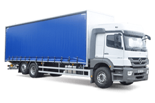 Car Hire Coleraine - 26 Tonne Curtain Side Truck - Truck hire Coleraine