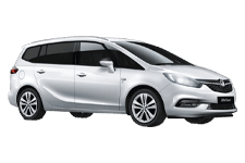 Car Hire Coleraine - Vauxhall Zafira 7-Seater - Minibus hire Coleraine